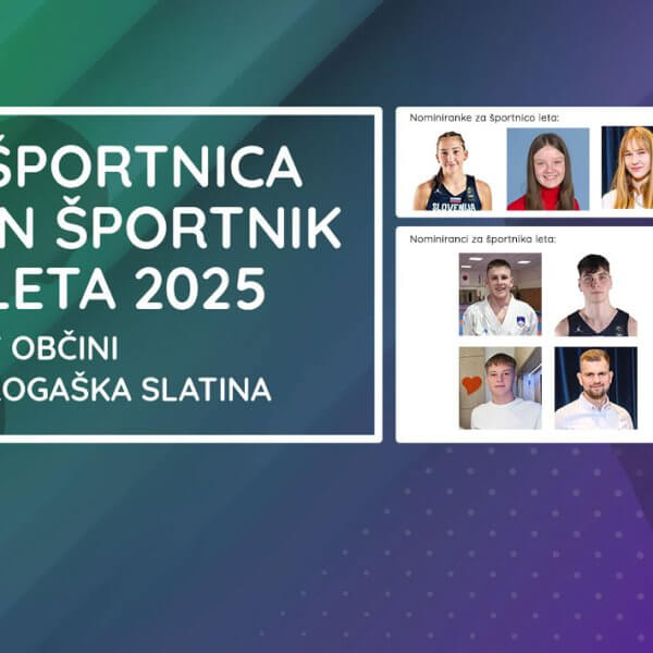 Glasujte za športnico in športnika leta 2025!