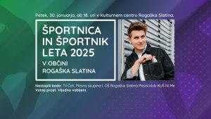 Vabljeni na prireditev Športnik leta 2025 v občini Rogaška Slatina