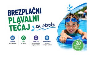 Brezplačni plavalni tečaj za otroke