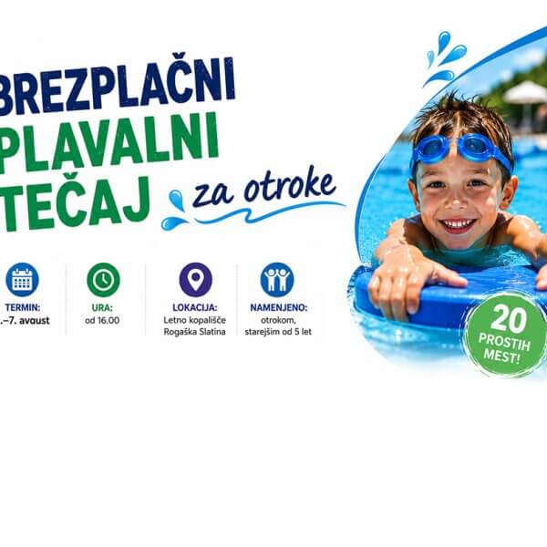 Brezplačni plavalni tečaj za otroke