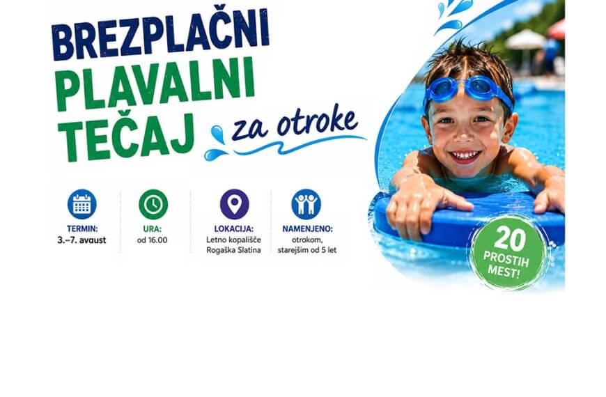 Brezplačni plavalni tečaj za otroke